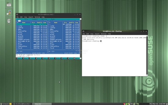 最漂亮的Linux：openSUSE 11.4发布、图赏