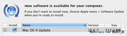 Mac OS X 10.6.7升级发布