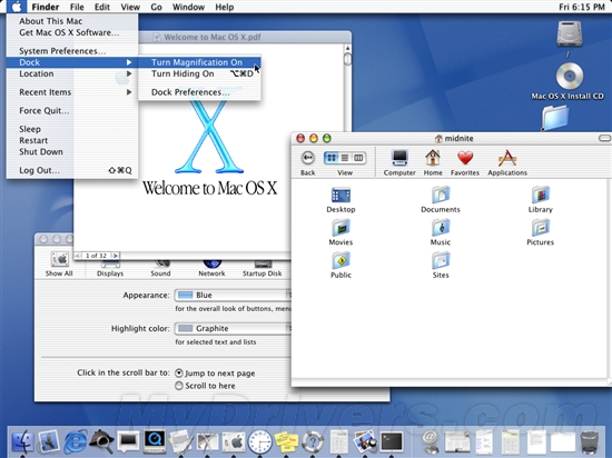 Mac OS X发布10周年