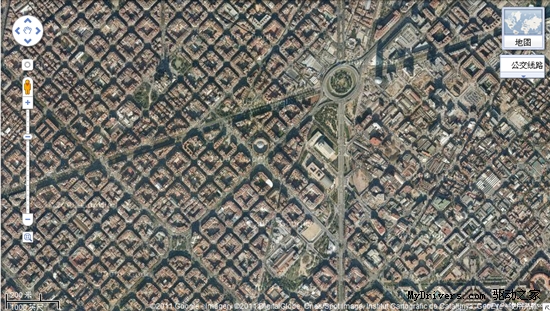 谷歌地图上的《盗梦空间》城市