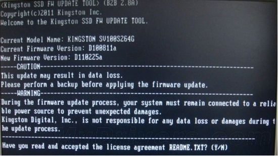 金士顿SSDNow V100固态硬盘固件升级修复严重问题