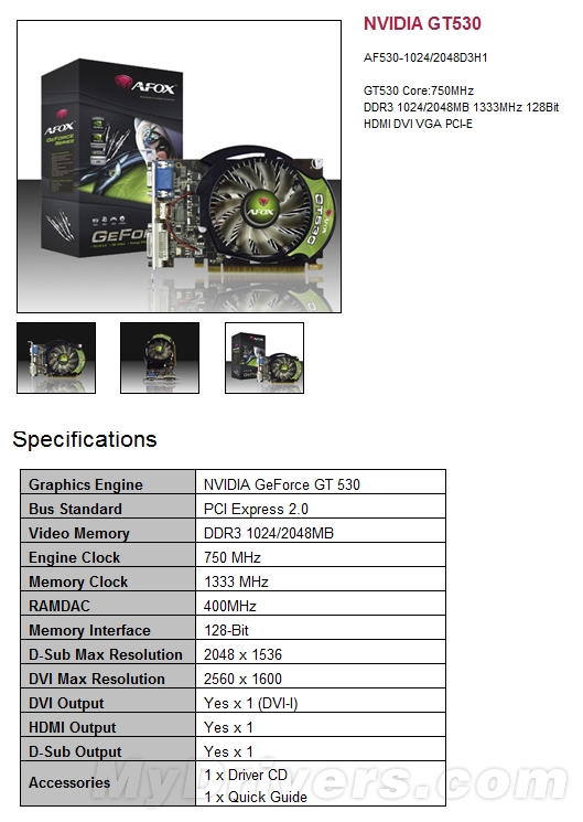 NVIDIA DX11入门新卡：GeForce GT 530走光