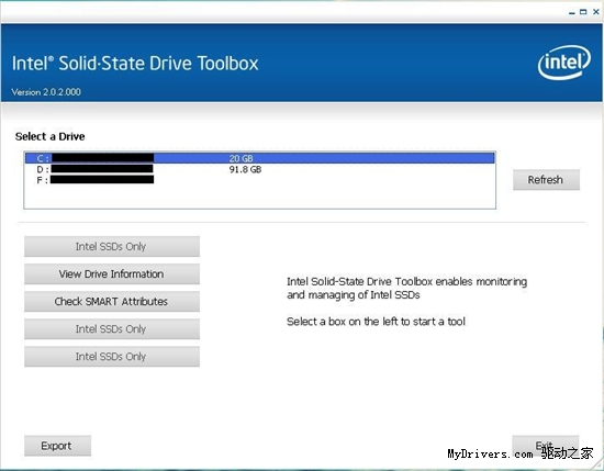 أIntel SSD Toolbox̬Ӳ̹2.0.2