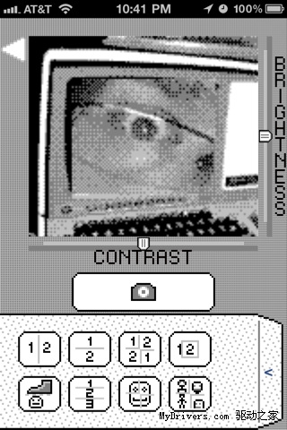 iPhone变身复古GameBoy 8位机摄像头