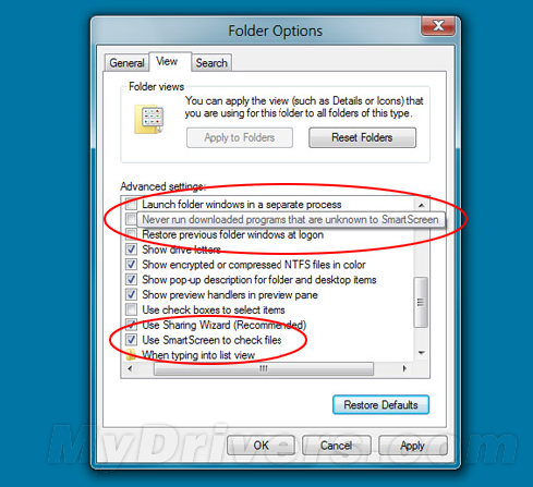 Windows 8新增SmartScreen功能 保障文件安全