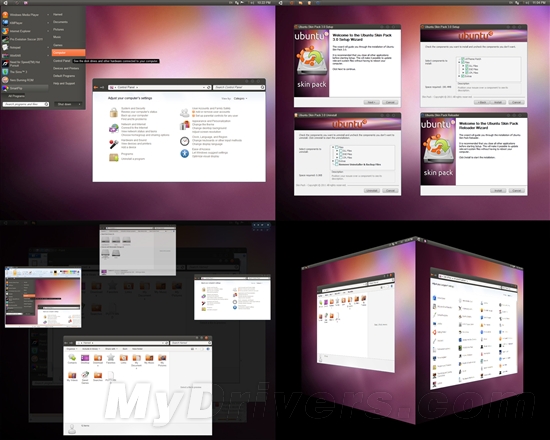 喜欢Ubuntu风格？快来为你的Win7换装吧