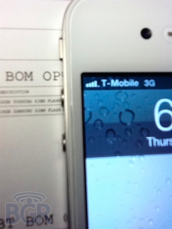 T-Mobile美版白色iPhone 4原型机现世