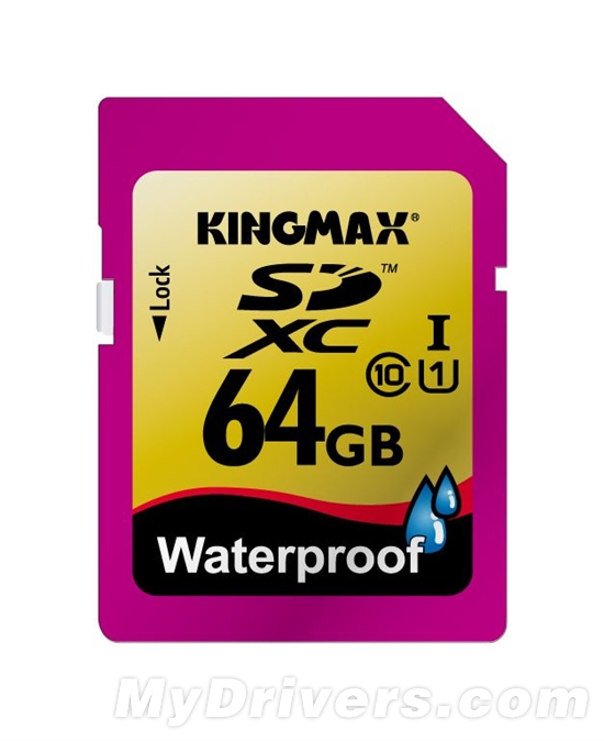 KINGMAX推首款64GB容量防水SDXC卡