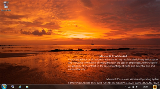 Windows 8 M2 Build 7955泄露下载