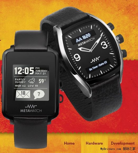 Android专用 智能手表Meta Watch亮相
