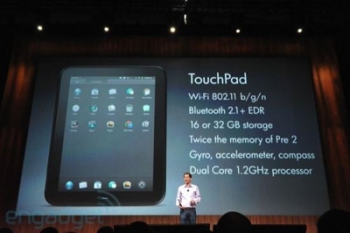 惠普TouchPad亮相百思买 将如期上市