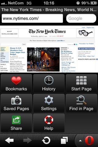 Opera浏览器终于登陆iPad