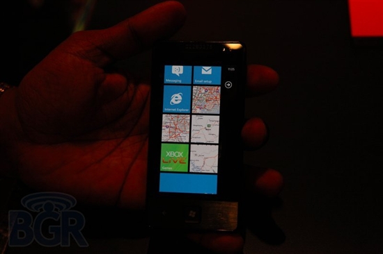 Windows Phone 7芒果真机鉴赏