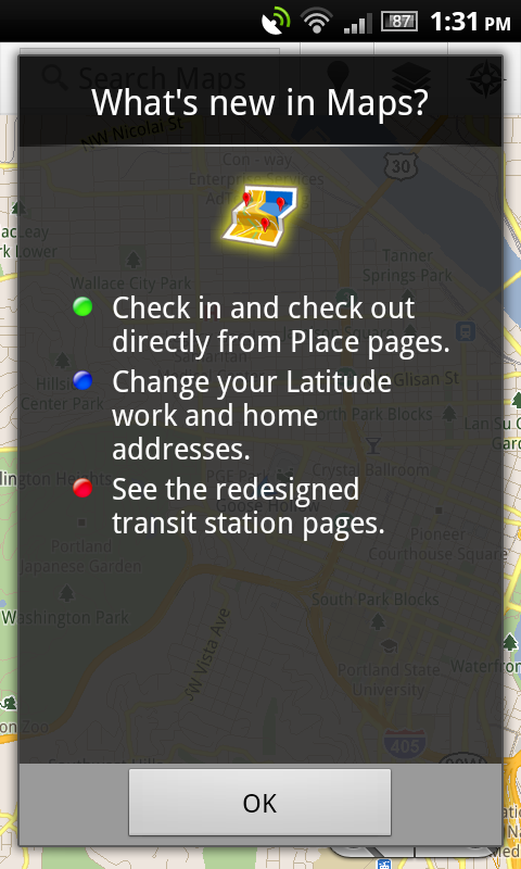 Google Maps 5.5更新下载