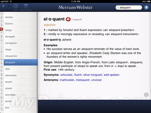 《韦氏词典》免费登陆iPad