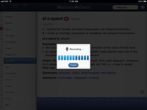 《韦氏词典》免费登陆iPad