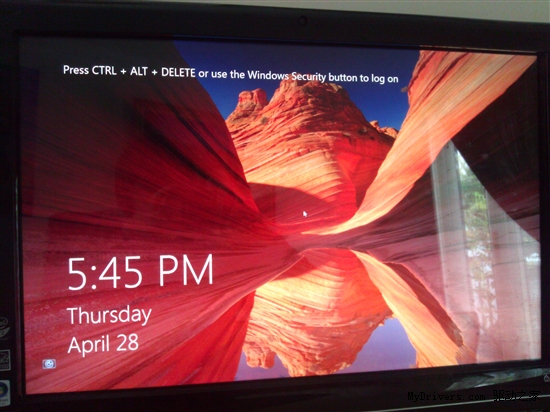 下载：Windows 8登陆界面时钟程序