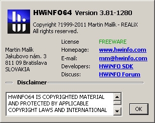 下载：HWiNFO首个64位版本HWiNFO64 3.81版