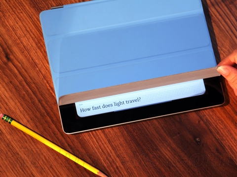 iPad 2 Smart Cover妙用 偷看答案的乐趣