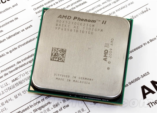 马甲处理器再现 AMD Phenom II X2 521
