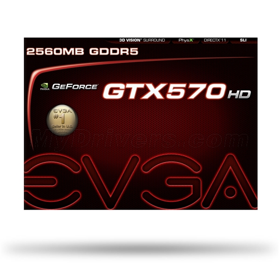 EVGA也发2.5GB显存版GeForce GTX 570