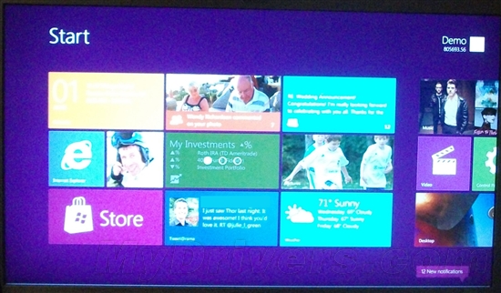 Windows 8 Build 8030首张截图曝光