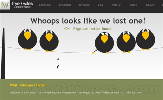 404页面也可以很美