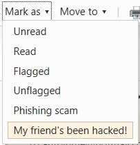 Hotmail新功能“我的朋友被黑了”