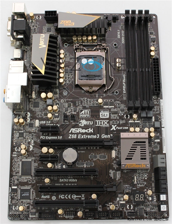 华擎三款PCI-E 3.0 Z68主板实物图赏