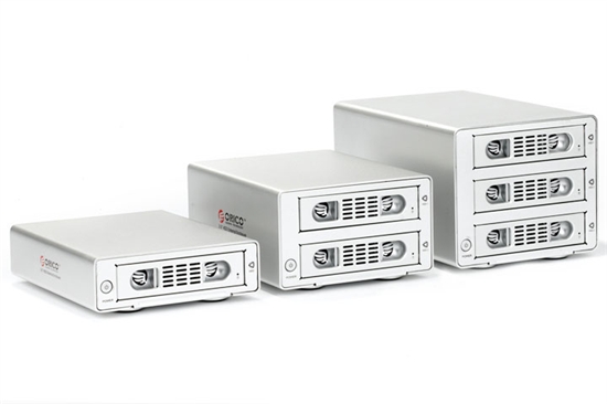 Orico发布3539RUS3全铝3盘位USB3.0+Esata双高速磁盘阵列硬盘盒 