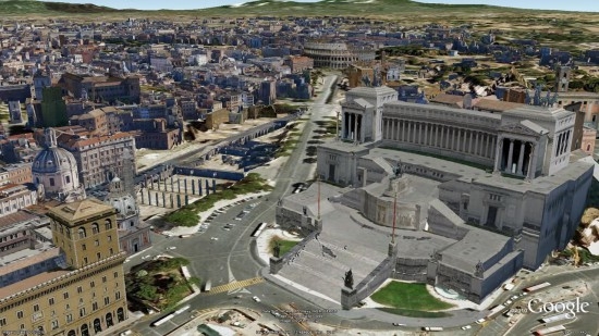 在Google Earth中游览3D版罗马