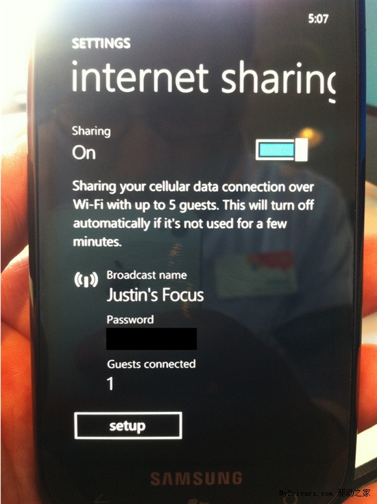 Windows Phone芒果新增Wi-Fi热点支持