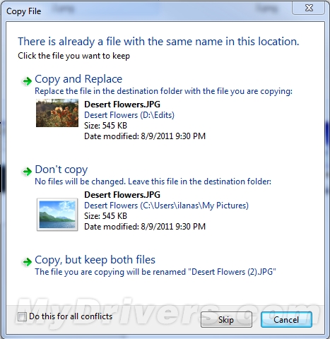 微软详解Windows 8文件替换界面