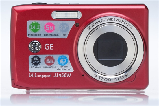 经济版便携数码相机GE J1456W试用简评