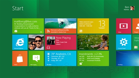 官方高清图赏：Windows 8开发者预览版