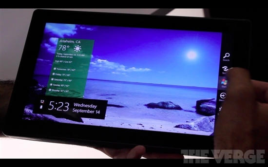 NVIDIA四核Kal-El Win8平板现身 笔记本续航按天算
