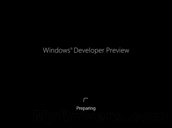 Windows 8开发者预览版安装截图