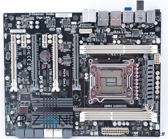精英X79首次露面：独家配备PCI-E 3.0 x1