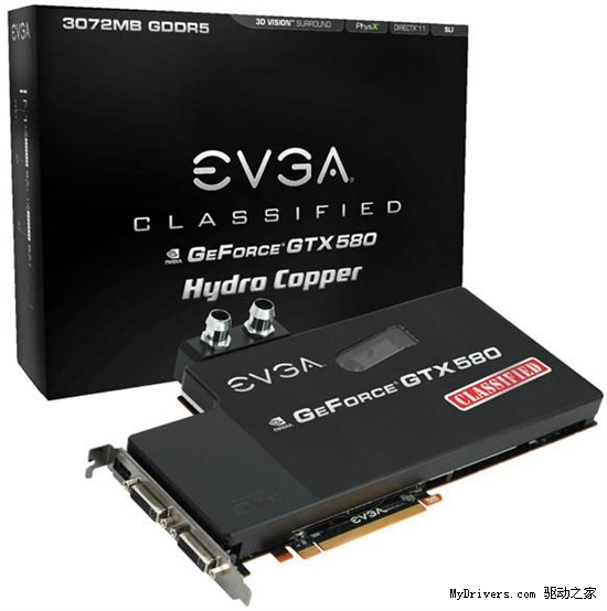 EVGA怪兽级GTX580 Classified显卡正式发布
