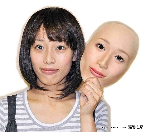 日本打造超逼真人脸面具 售价近4000美元
