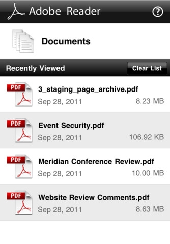 PDF有救了：iOS Adobe Reader发布