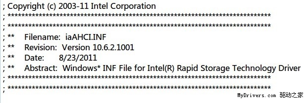 Intel快速存储技术非官方发布：10.6.2.1001版