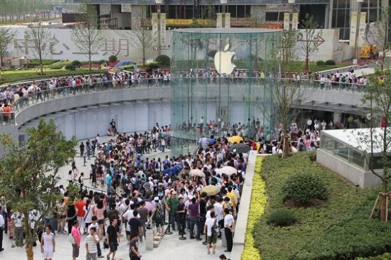 中国成苹果全球第二大市场 单季贡献45亿美元