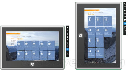浓妆淡抹总相宜 Windows 8优化横屏、竖屏浏览