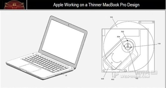 媲美MBA？新专利显示MacBook Pro更轻薄