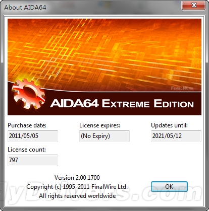 AIDA64 2.00正式版发布 完善支持Sandy Bridge-E