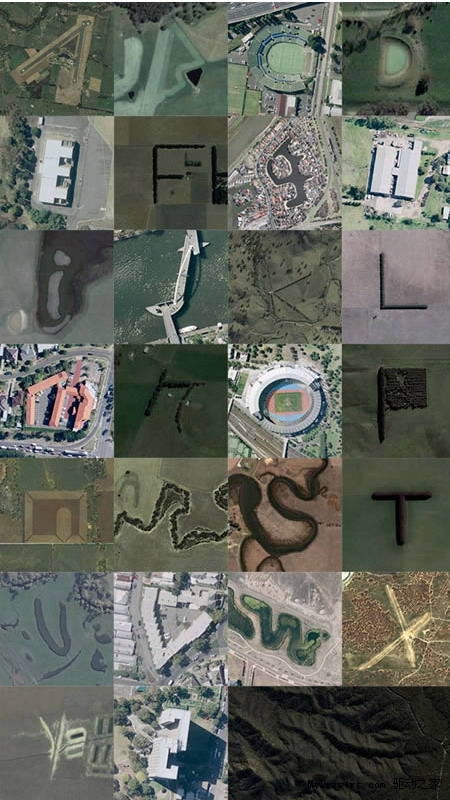 组图：俯瞰最酷的Google地图造型