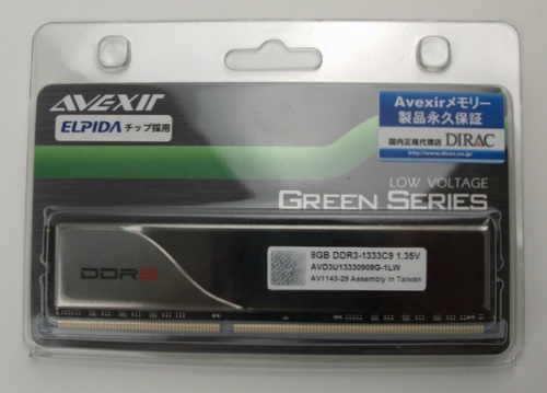低电压版8GB DDR3内存也来了