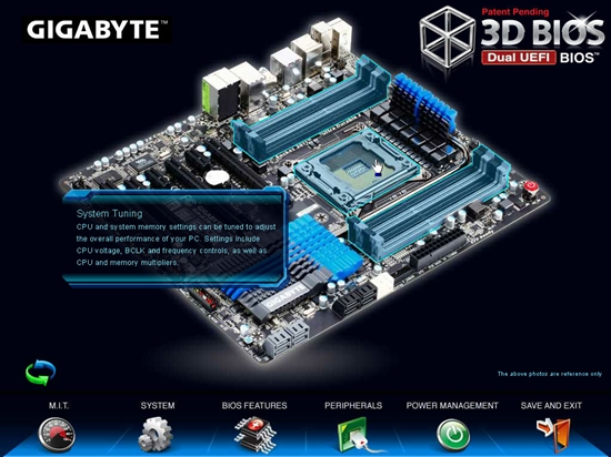 技嘉演示X79中新3D UEFI BIOS设置界面