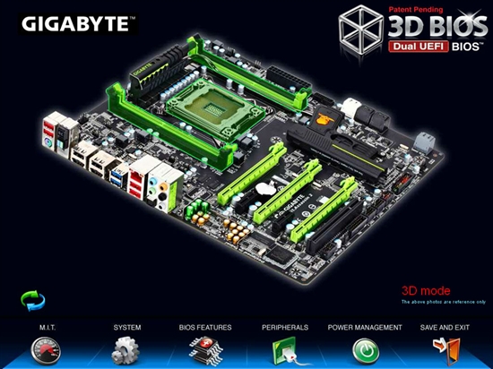 技嘉演示X79中新3D UEFI BIOS设置界面